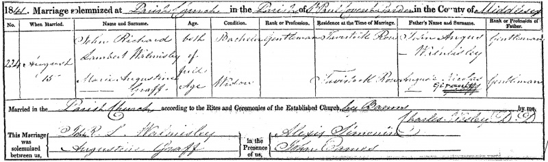 File:Marriage Certificate John Walmisley and Maria Augustine Graff.jpg