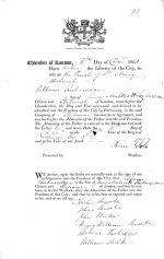 Thumbnail for File:PelhamRichardson Freedom of the City 1831.jpg
